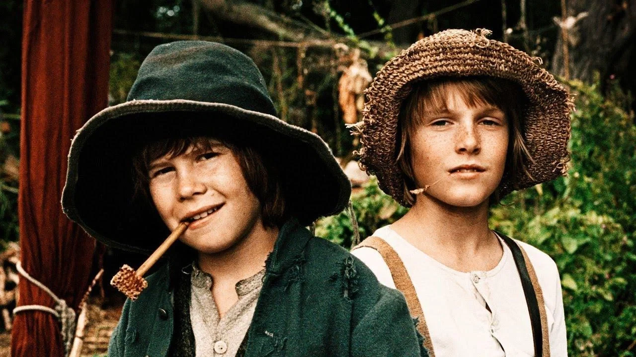 Tom Sawyer and Huckleberry